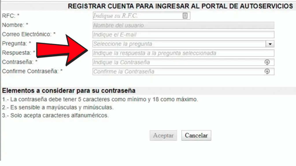 Completa tu formulario con información precisa