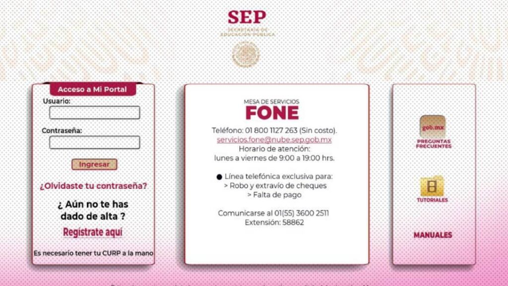 Acceder a Mi Portal SEP Fone